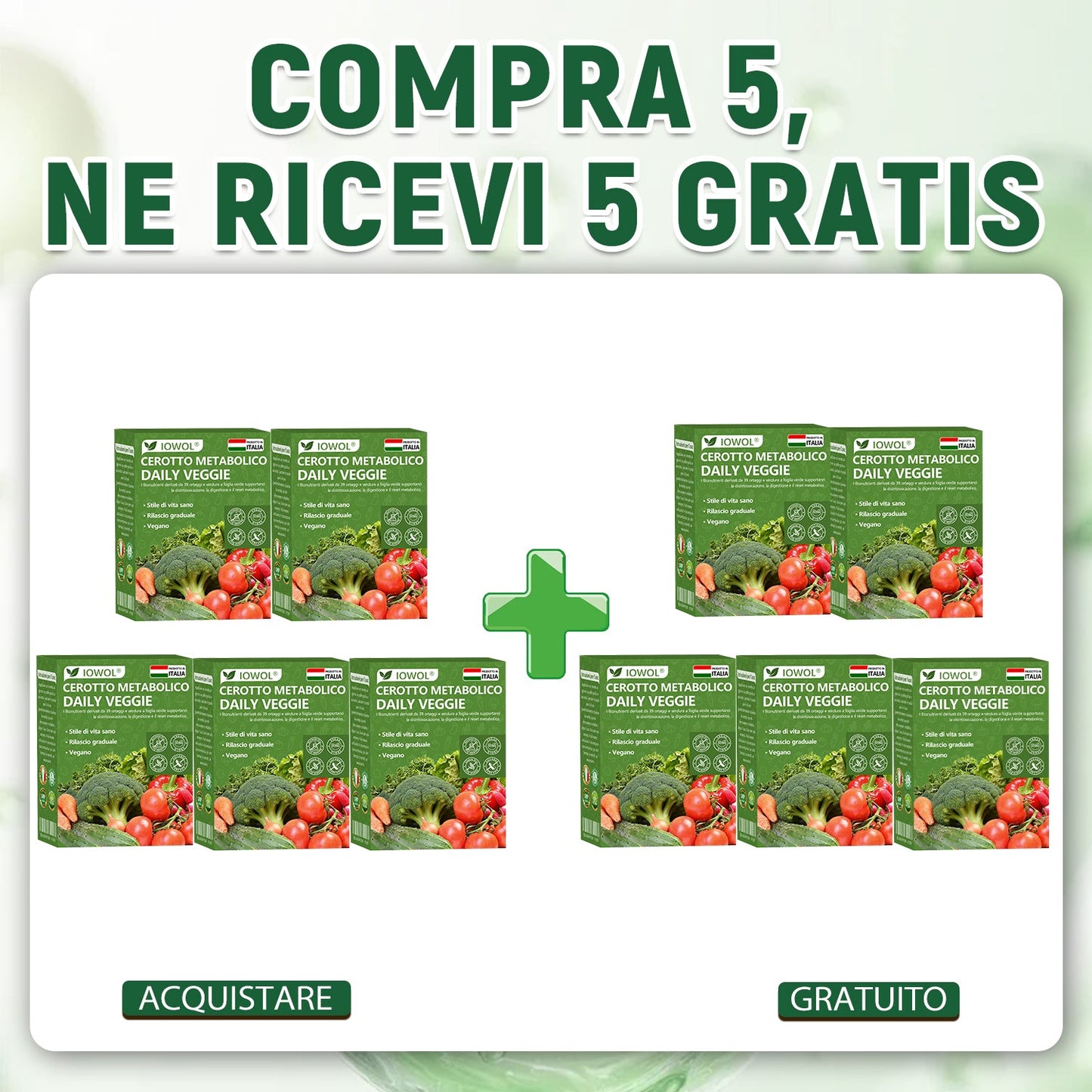 🥦𝐍𝐞𝐠𝐨𝐳𝐢𝐨 𝐔𝐟𝐟𝐢𝐜𝐢𝐚𝐥𝐞 | 𝐈𝐎𝐖𝐎𝐋® 𝐂𝐞𝐫𝐨𝐭𝐭𝐨 𝐌𝐞𝐭𝐚𝐛𝐨𝐥𝐢𝐜𝐨 𝐕𝐞𝐠𝐞𝐭𝐚𝐥𝐞 𝐐𝐮𝐨𝐭𝐢𝐝𝐢𝐚𝐧𝐨 𝐮𝐭𝐢𝐥𝐢𝐳𝐳𝐚 𝐞𝐬𝐭𝐫𝐚𝐭𝐭𝐢 𝐯𝐞𝐠𝐞𝐭𝐚𝐥𝐢 𝐛𝐢𝐨𝐥𝐨𝐠𝐢𝐜𝐢 𝐞 𝐟𝐢𝐭𝐨𝐧𝐮𝐭𝐫𝐢𝐞𝐧𝐭𝐢 𝐝𝐚 𝟑𝟗 𝐯𝐞𝐫𝐝𝐮𝐫𝐞 𝐞 𝐠𝐫𝐞𝐞𝐧𝐬 𝐩𝐞𝐫 𝐬𝐮𝐩𝐩𝐨𝐫𝐭𝐚𝐫𝐞 𝐝𝐞𝐭𝐨𝐱, 𝐝𝐢𝐠𝐞𝐬𝐭𝐢𝐨𝐧𝐞 𝐞 𝐦𝐞𝐭𝐚𝐛𝐨𝐥𝐢𝐬𝐦𝐨, 𝐚𝐮𝐦𝐞𝐧𝐭𝐚𝐧𝐝𝐨 𝐥’𝐞𝐧𝐞𝐫𝐠𝐢𝐚 𝐩𝐞𝐫 𝐭𝐮𝐭𝐭𝐨 𝐢𝐥 𝐠𝐢𝐨𝐫𝐧𝐨.